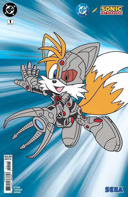 Dc X Sonic The Hedgehog #1 (Of 5) 5th Print Tails Cyborg Cosplay Variant (09/10/2025) Dc (ONLINE ORDER ONLY)