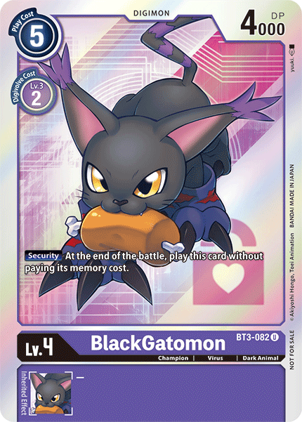 BlackGatomon [BT3-082] (Buy-A-Box Promo) [Release Special Booster Ver.1.5 Promos] (ONLINE ORDER ONLY)