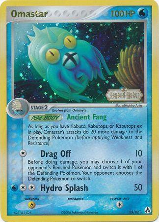Omastar (23/92) (Stamped) [EX: Legend Maker] (Online Only)