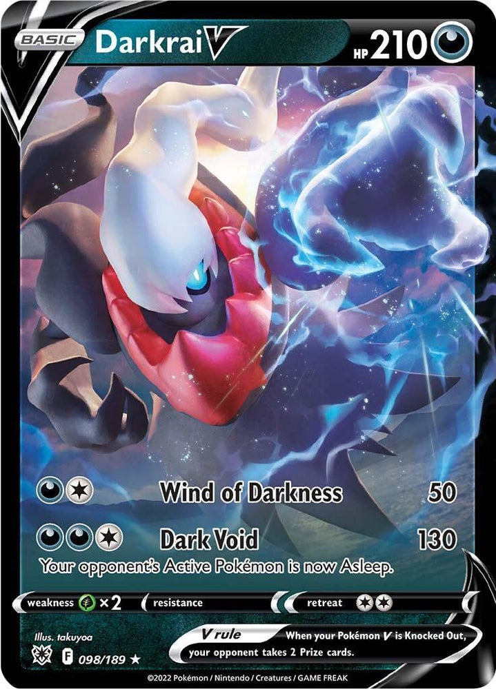 Darkrai V (098/189) [Sword & Shield: Astral Radiance] (Online Only)