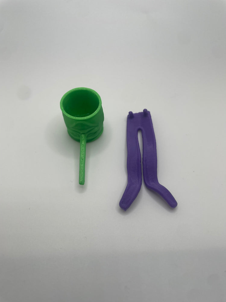 Vintage Kenner DC Super Powers Joker Hammer & Coat Tail 1984 Repro Part Batman (ONLINE ORDER ONLY)