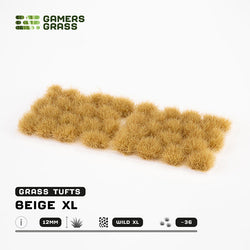 Gamers Grass Tufts: Beige XL 12mm- Wild XL (ONLINE ORDER ONLY)