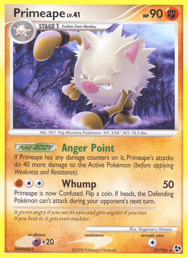 Primeape (27/106) [Diamond & Pearl: Great Encounters] (Online Only)