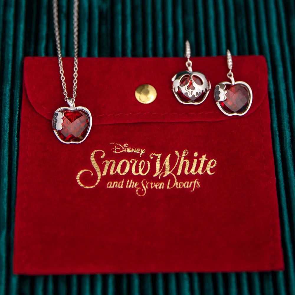 Disney X RockLove SNOW WHITE Crystal Take a Bite Apple Necklace (ONLINE ORDER ONLY)