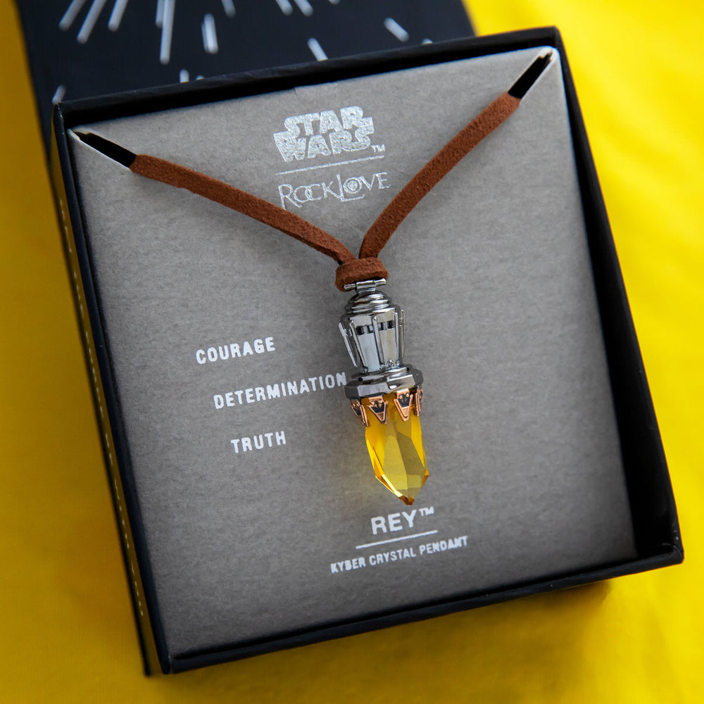 Star Wars X RockLove Rey Kyber Crystal Necklace (ONLINE ORDER ONLY)