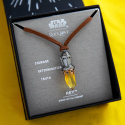 Star Wars X RockLove Rey Kyber Crystal Necklace (ONLINE ORDER ONLY)