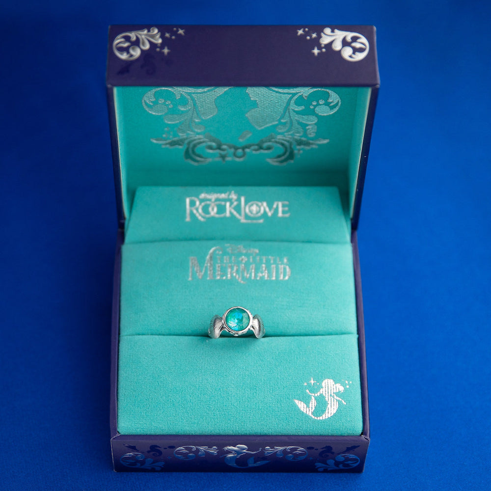 Disney X RockLove THE LITTLE MERMAID Seashell & Bubble Ring (ONLINE ORDER ONLY)