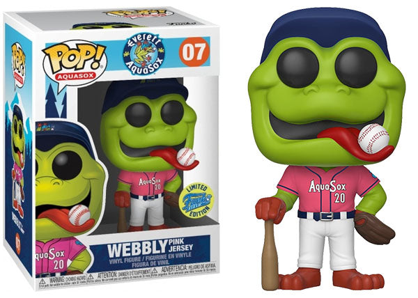 Webbly Pink Jersey (Everett Aquasox) 07 - Funko Field Exclusive (Online Order Only)