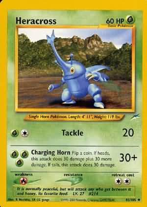Heracross (41/105) [Neo Destiny Unlimited] (Online Only)