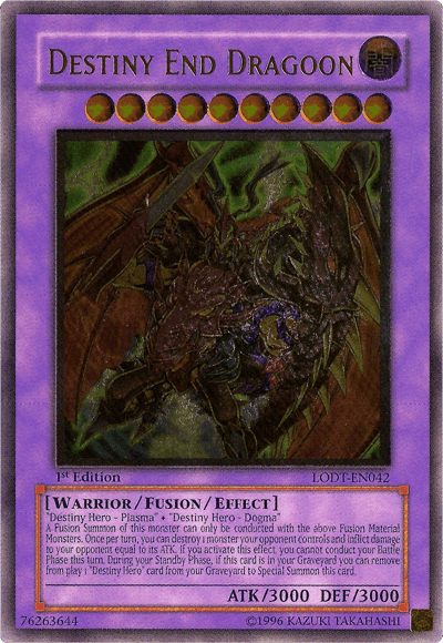 Destiny End Dragoon [LODT-EN042] Ultimate Rare (ONLINE ORDER ONLY)
