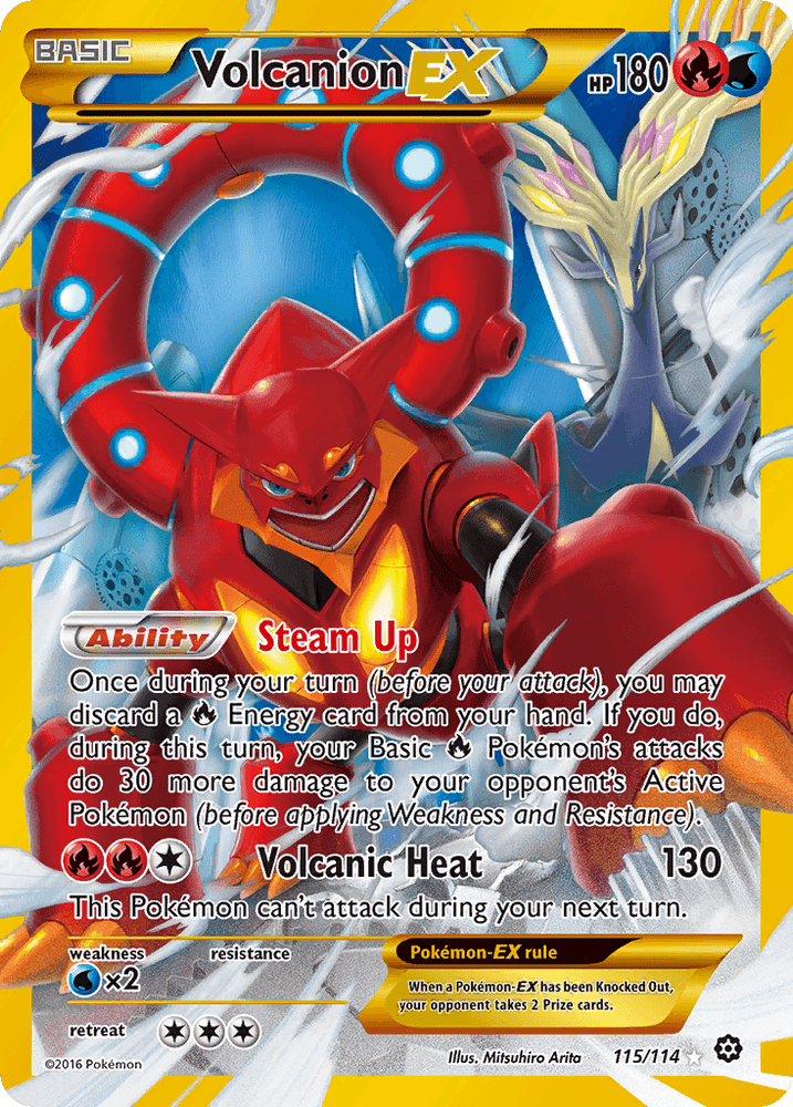 Volcanion EX (115/114) [XY: Steam Siege] (Online Only)