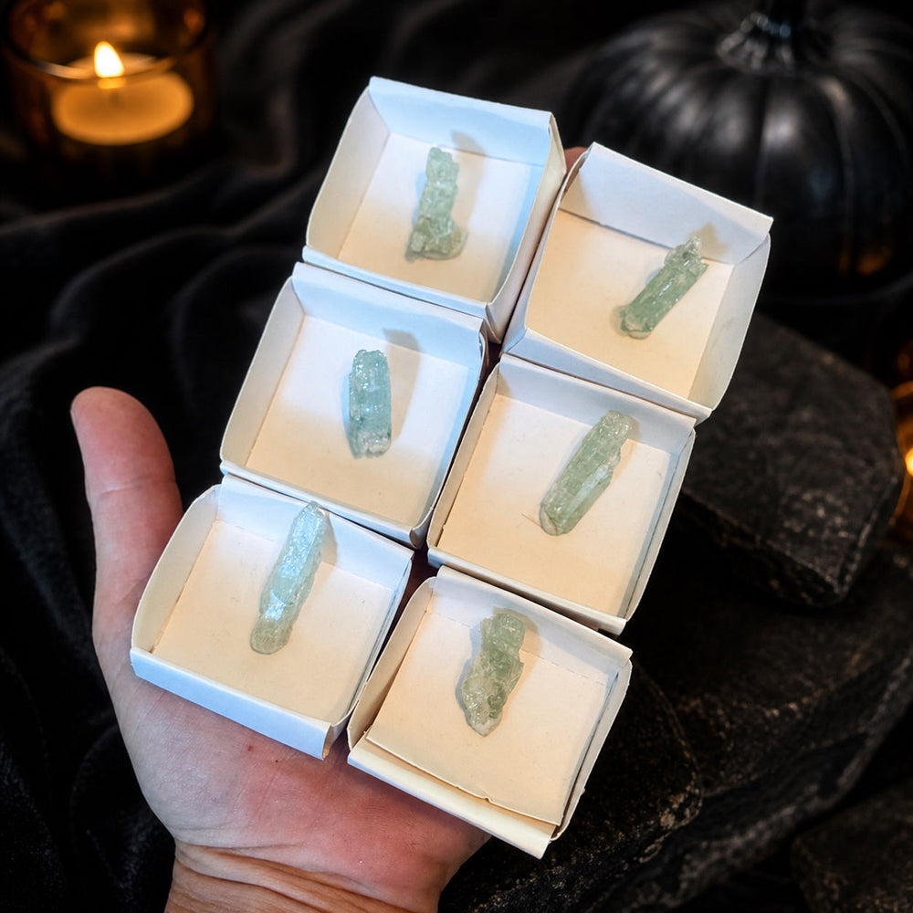 Etched Aquamarine Specimens from Brazil