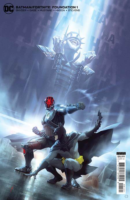 Batman Fortnite Foundation #1 (One Shot) B Alex Garner Card Stock Variant (10/26/2021) Dc (ONLINE ORDER ONLY)