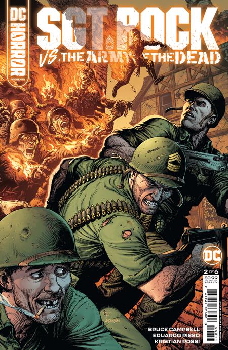 Dc Horror Presents Sgt Rock Vs The Army Of The Dead #2 (Of 6) A Gary Frank Bruce Campbell (Mr) (10/25/2022) Dc (ONLINE ORDER ONLY)