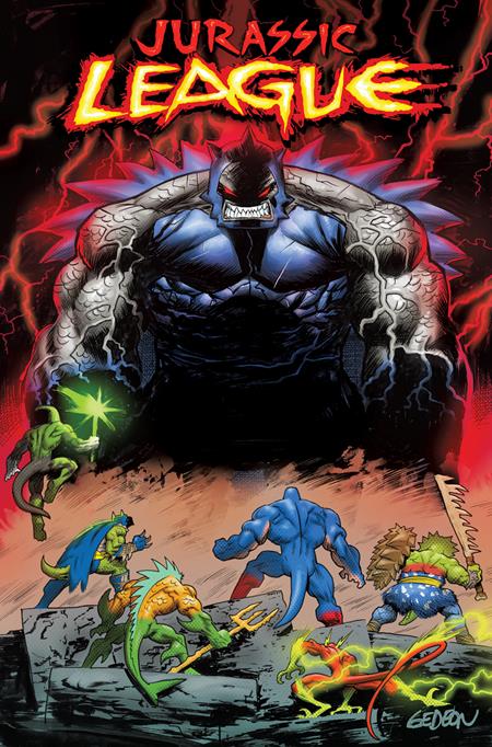 Jurassic League #6 (Of 6) B Juan Gedeon Card Stock Variant (10/11/2022) Dc (ONLINE ORDER ONLY)