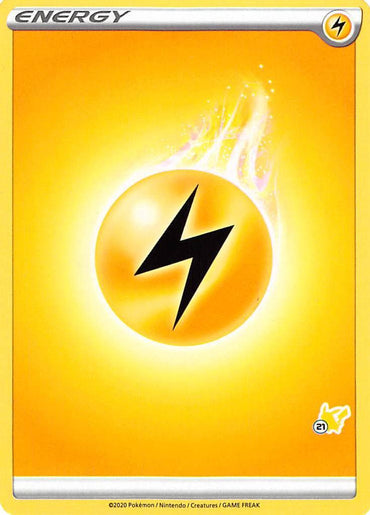 Lightning Energy (Pikachu Stamp #21) [Battle Academy 2022] (Online Only)