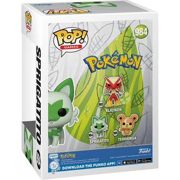 Pokemon Sprigatito Funko Pop! Vinyl Figure #984 (ONLINE ORDER ONLY)