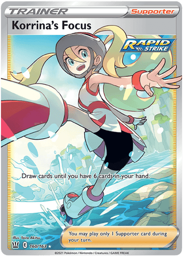 Korrina's Focus (160/163) [Sword & Shield: Battle Styles] (Online Only)