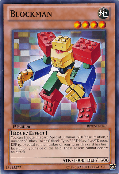 Blockman [BP02-EN049] Mosaic Rare (ONLINE ORDER ONLY)