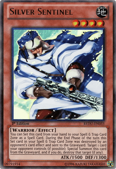 Silver Sentinel [REDU-EN033] Ultra Rare (ONLINE ORDER ONLY)