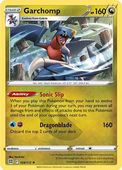 Garchomp (109/172) [Sword & Shield: Brilliant Stars] (Online Only)