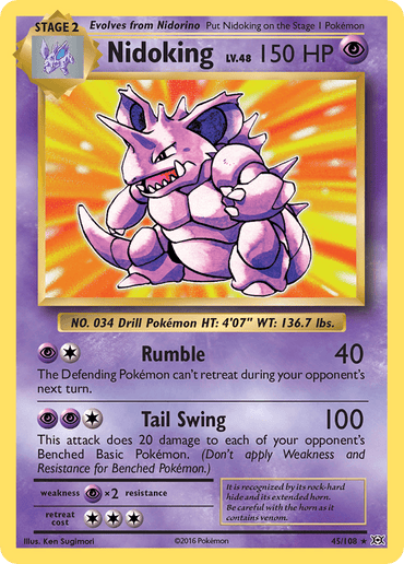 Nidoking (45/108) [XY: Evolutions] (Online Only)
