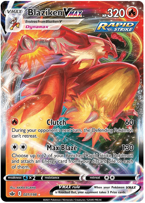 Blaziken VMAX (021/198) [Sword & Shield: Chilling Reign] (Online Only)