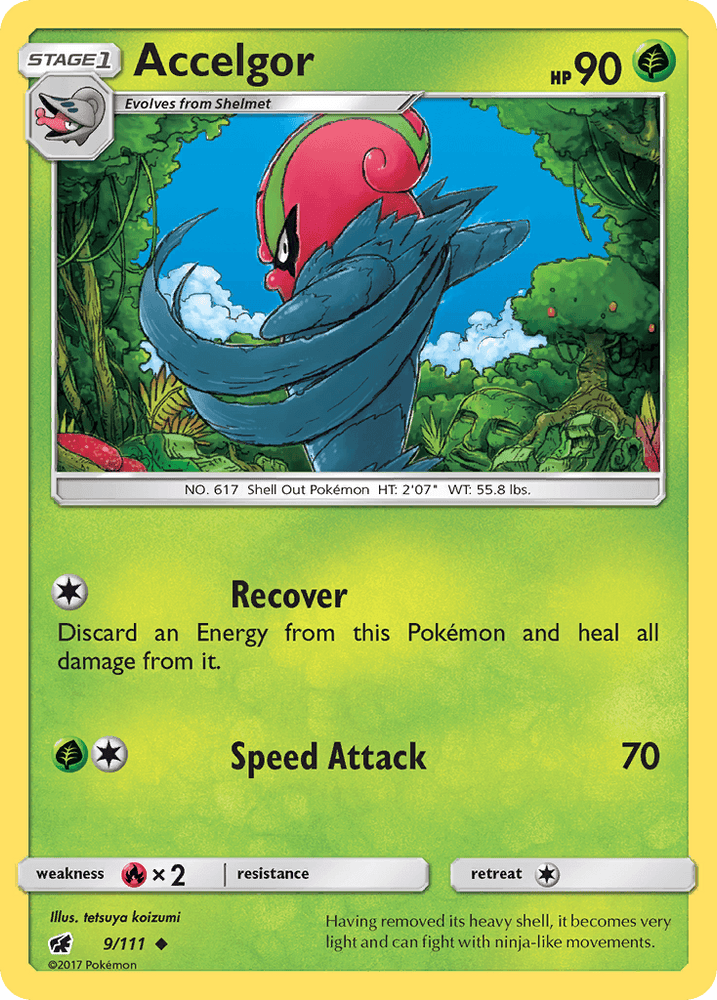 Accelgor (9/111) [Sun & Moon: Crimson Invasion] (Online Only)