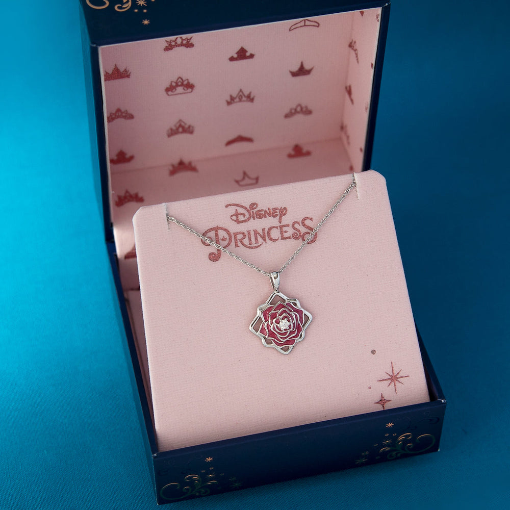 Disney X RockLove BEAUTY AND BEAST Belle Keepsake Necklace (ONLINE ORDER ONLY)