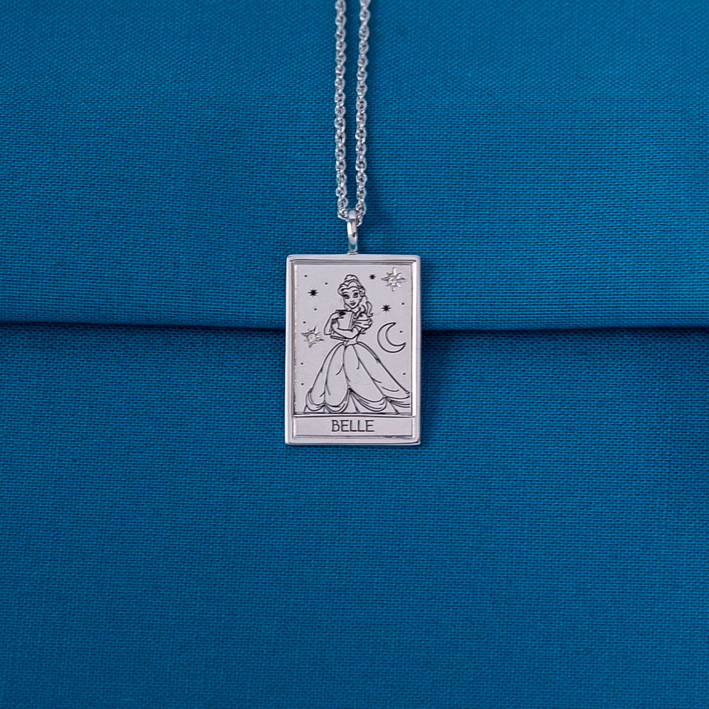 Disney X RockLove BEAUTY AND THE BEAST Belle Tablet Necklace (ONLINE ORDER ONLY)