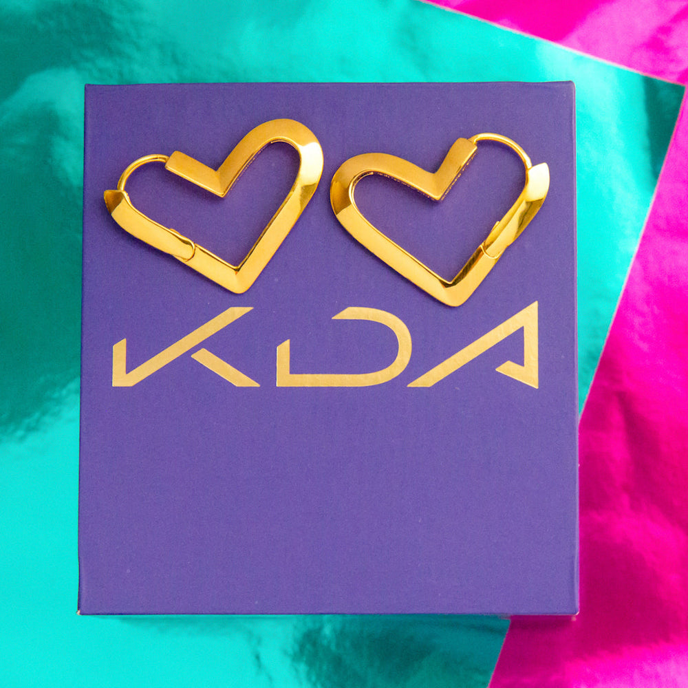 League of Legends X RockLove KDA Ahri Heart Hoop Earrings (ONLINE ORDER ONLY)