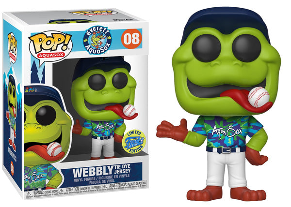 Webbly (Tie Dye Jersey, Everett Aquasox) 08 - Funko Field Exclusive (Online Order Only)