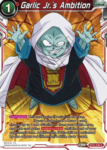 Garlic Jr.'s Ambition (BT21-033) [Wild Resurgence] (ONLINE ORDER ONLY)