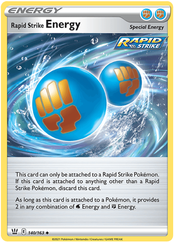 Rapid Strike Energy (140/163) [Sword & Shield: Battle Styles] (Online Only)