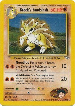 Brock's Sandslash (23/132) [Gym Heroes Unlimited] (Online Only)