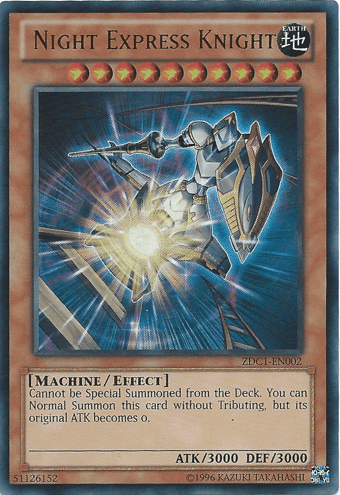 Night Express Knight [ZDC1-EN002] Ultra Rare (ONLINE ORDER ONLY)