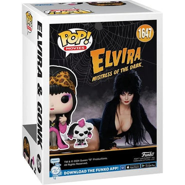 Elvira and Gonk Funko Pop! Vinyl Figure #1647 and Buddy (ONLINE ORDER ONLY)