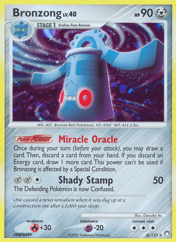 Bronzong (6/123) [Diamond & Pearl: Mysterious Treasures] (Online Only)