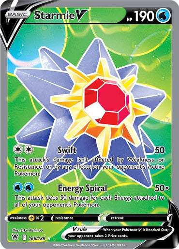 Starmie V (166/189) [Sword & Shield: Astral Radiance] (Online Only)
