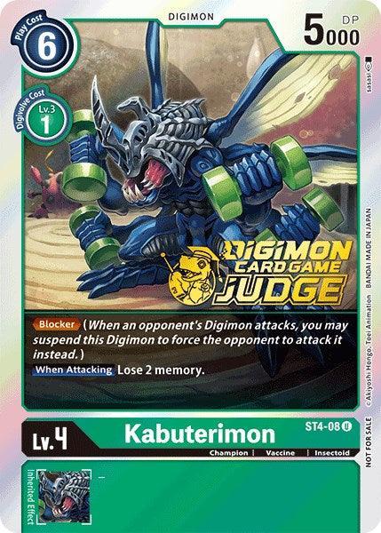 Kabuterimon [ST4-08] (Judge Pack 1) [Starter Deck: Giga Green Promos] (ONLINE ORDER ONLY)