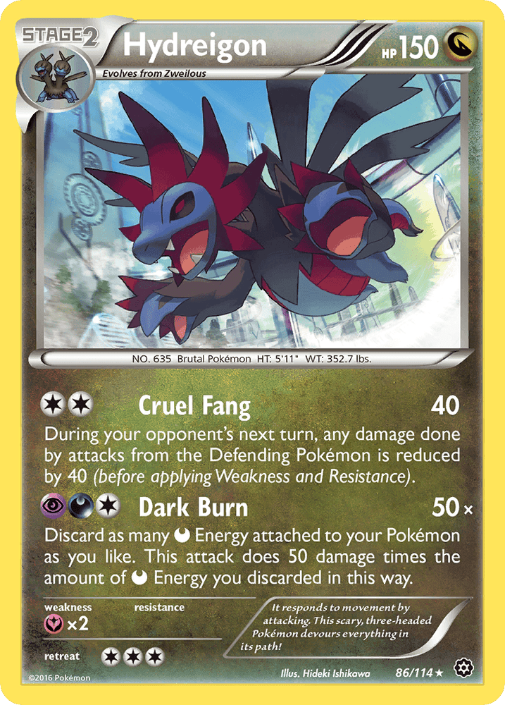 Hydreigon (86/114) [XY: Steam Siege] (Online Only)