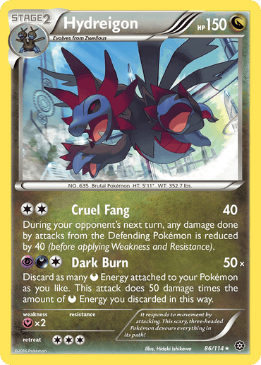 Hydreigon (86/114) [XY: Steam Siege] (Online Only)