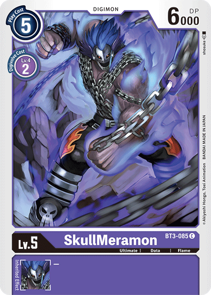 SkullMeramon [BT3-085] [Release Special Booster Ver.1.5] (ONLINE ORDER ONLY)