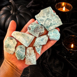 Bulk Rough Larimar Slabs