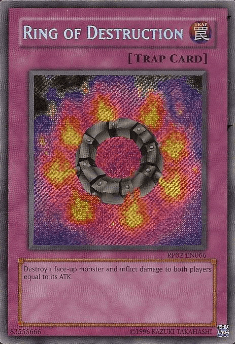 Ring of Destruction [RP02-EN066] Secret Rare (ONLINE ORDER ONLY)
