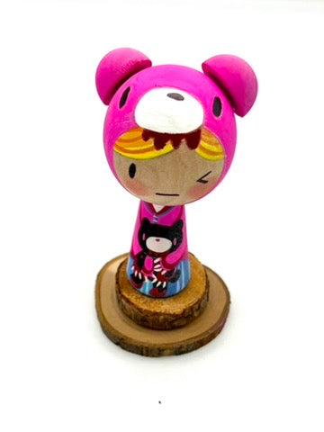 Alina Chau - Pink Gloomy - Artwork - Gloomy Bear Exhibition (ONLINE ORDER ONLY)