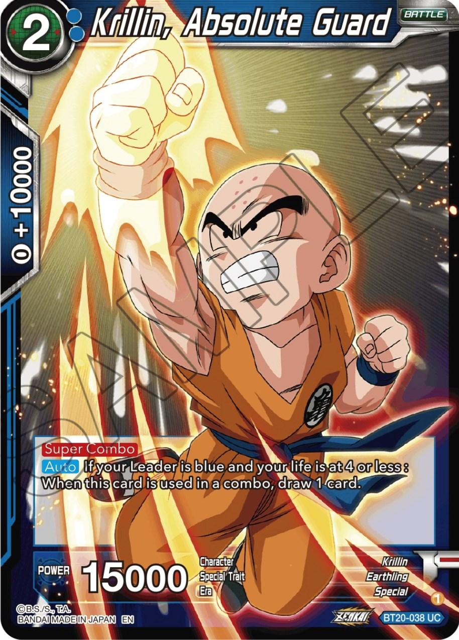 Krillin, Absolute Guard (BT20-038) [Power Absorbed] (ONLINE ORDER ONLY)