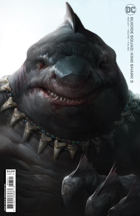 Suicide Squad King Shark #3 (Of 6) B Francesco Mattina Card Stock Variant (11/16/2021) Dc (ONLINE ORDER ONLY)
