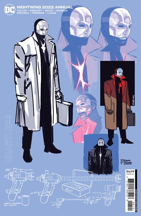 Nightwing 2022 Annual #1 B Bruno Redondo Heartless Design Variant (11/29/2022) Dc (ONLINE ORDER ONLY)