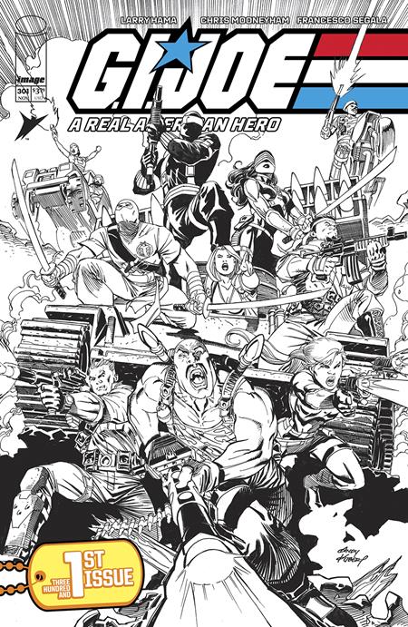 Gi Joe A Real American Hero #301 B Andy Kubert Variant (11/15/2023) Image (ONLINE ORDER ONLY)